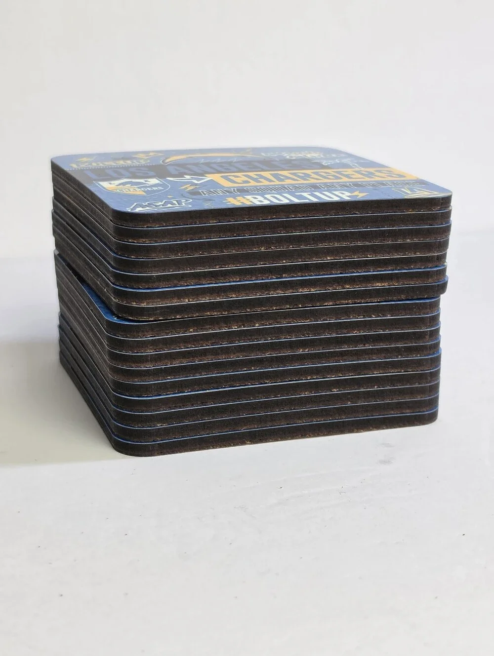 Los Angeles Chargers Official Synthetic Cork Coasters 4